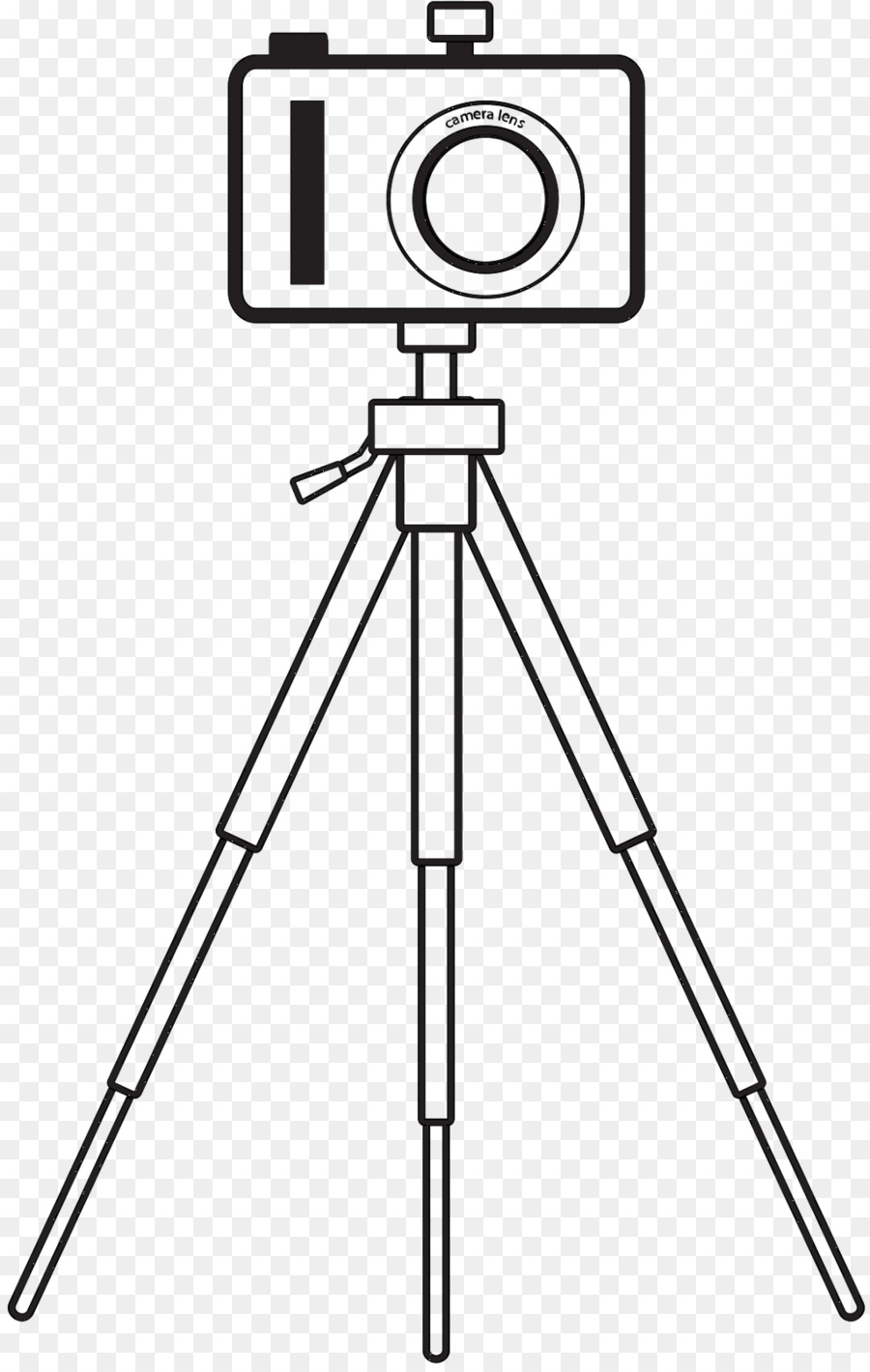 Kamera Pada Tripod，Fotografi PNG