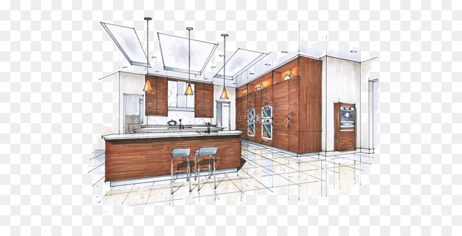 Jasa Desain Interior Kabinet Dapur Dapur Gambar Png