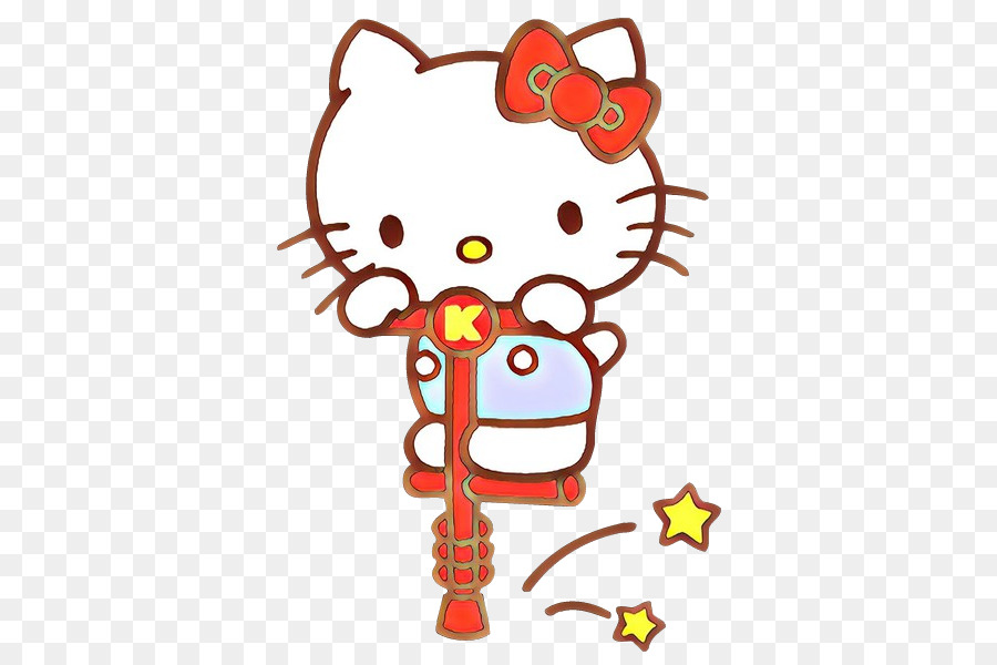 Hello Kitty Di Skuter，Skuter PNG