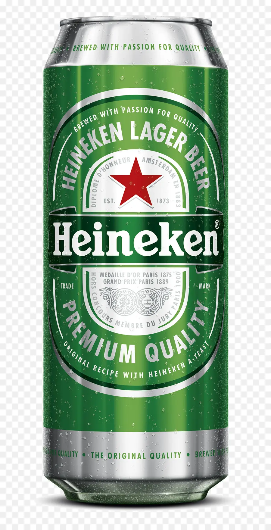 Kaleng Bir Ringan Heineken，Hijau PNG