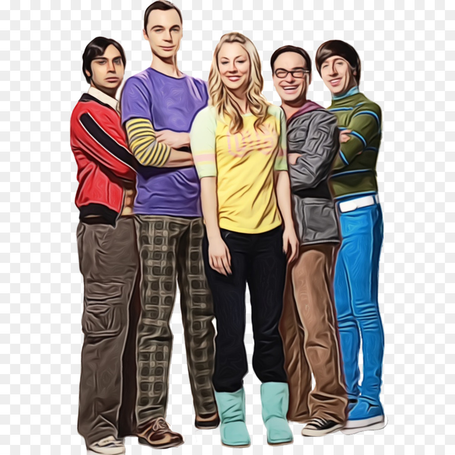 Penny，Sheldon Cooper PNG