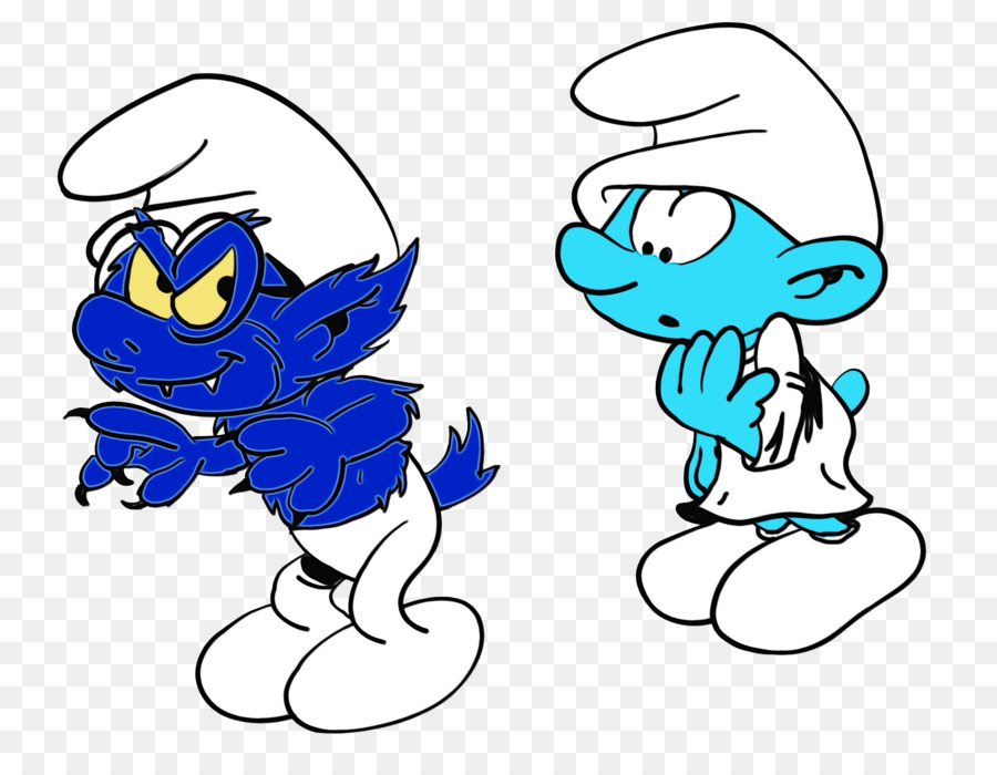 Smurfette，Papa Smurf PNG