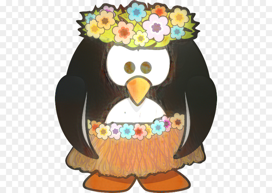 Penguin Dengan Rok Hula，Hula PNG