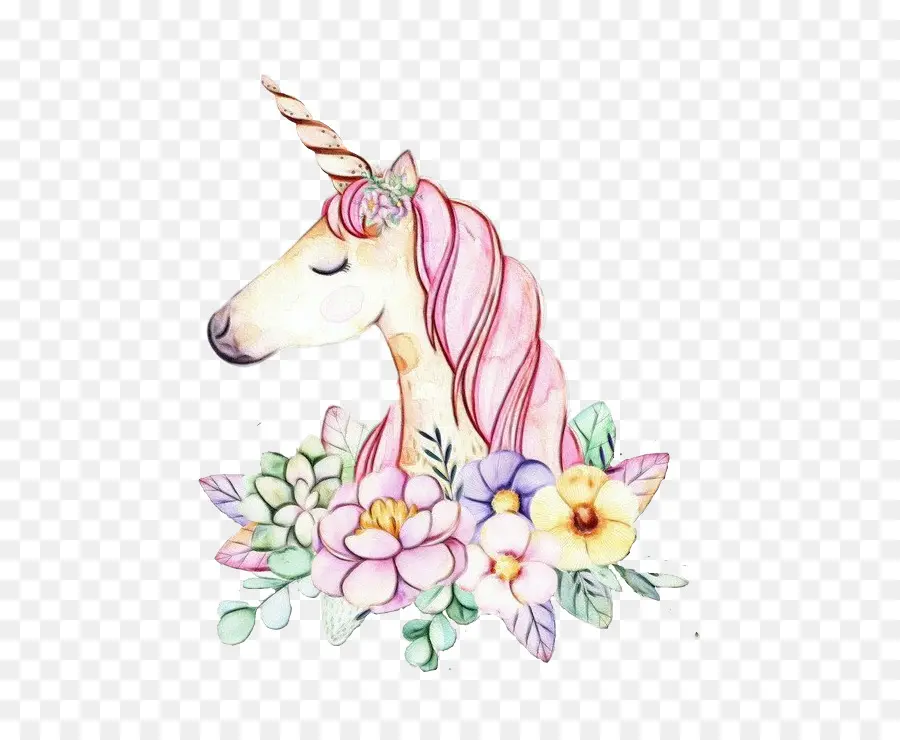 Unicorn，Bunga PNG