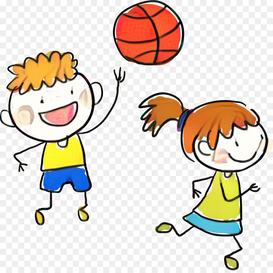 Anak Anak Bermain，Bola Basket PNG