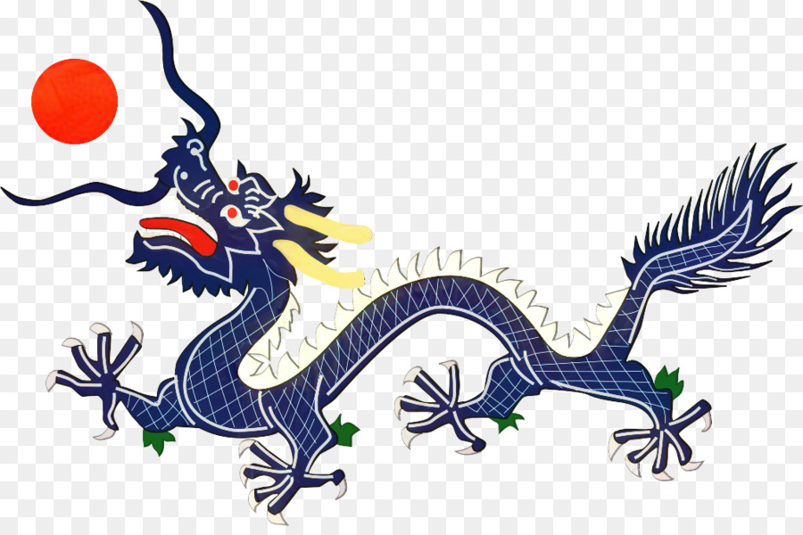 Dinasti Qing Naga  Cina Bendera  Cina gambar png