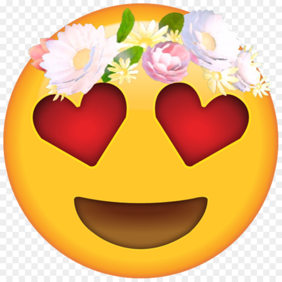 Emoji Mata Hati，Bunga PNG