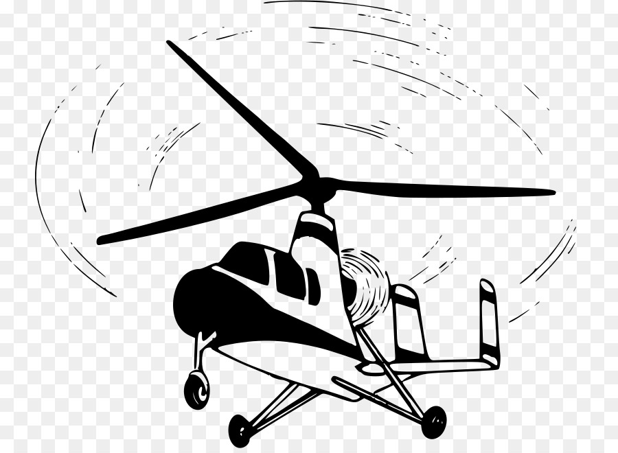 Helikopter Otogiro Pesawat Gambar Png