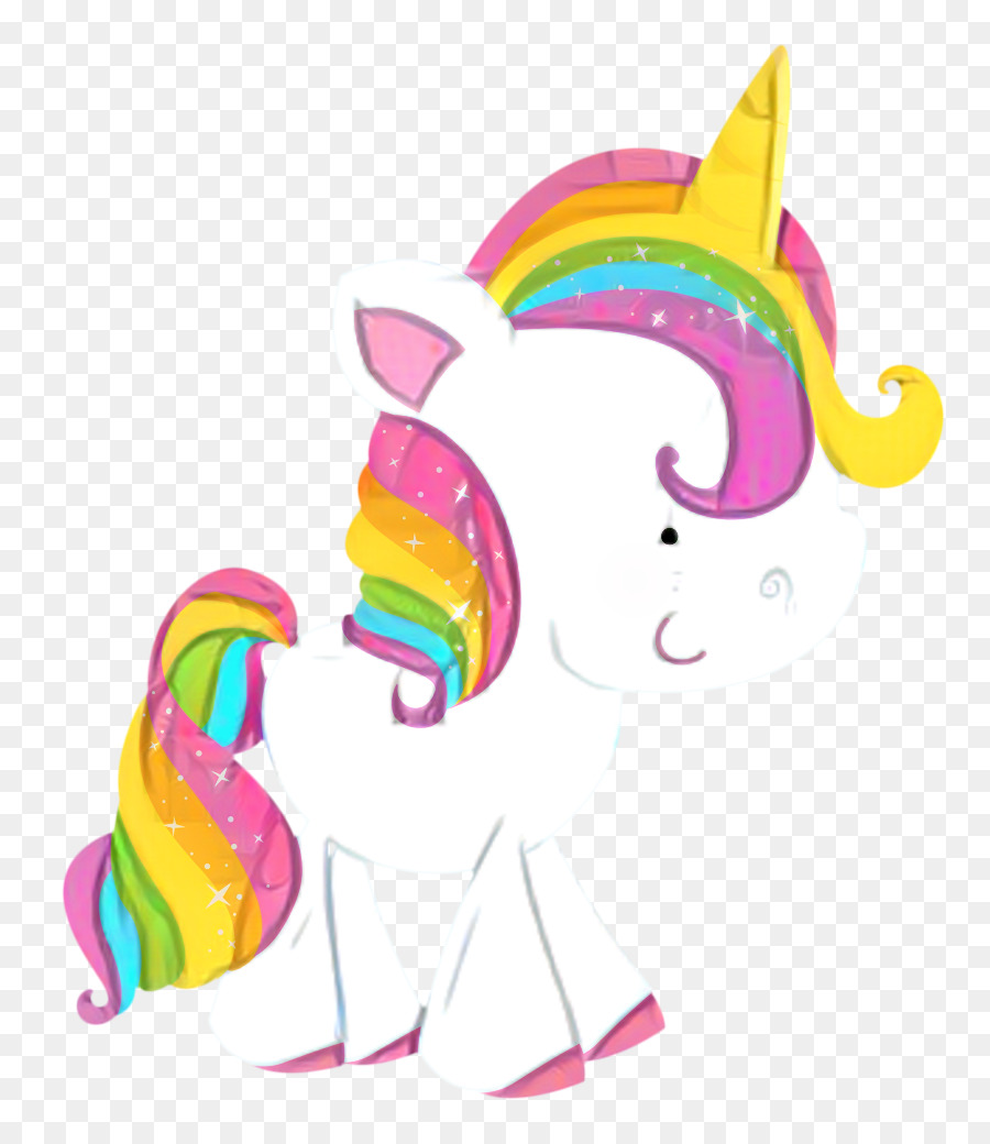 Unicorn Di Pelangi，Fantasi PNG