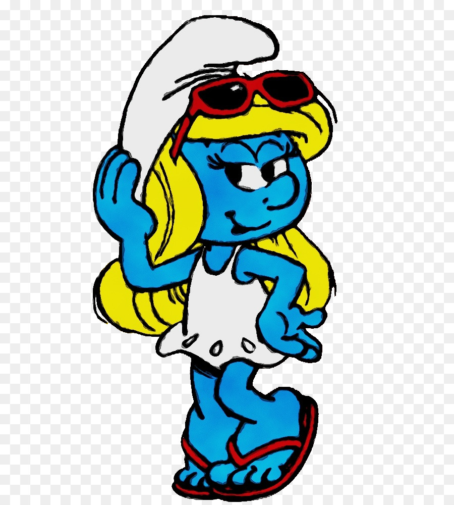 Smurfette，Biru PNG