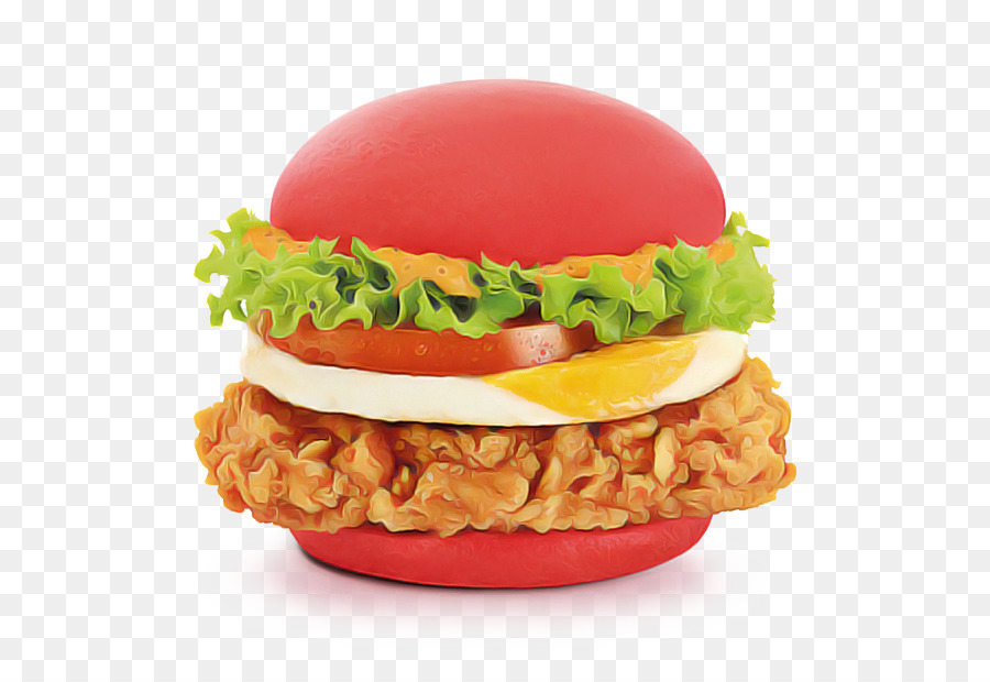 Burger Keju，Vegetarian Burger PNG