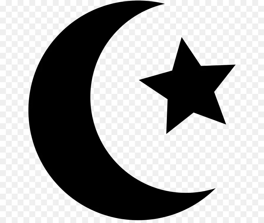 Simbol Simbol Islam，Bintang Dan Bulan Sabit PNG
