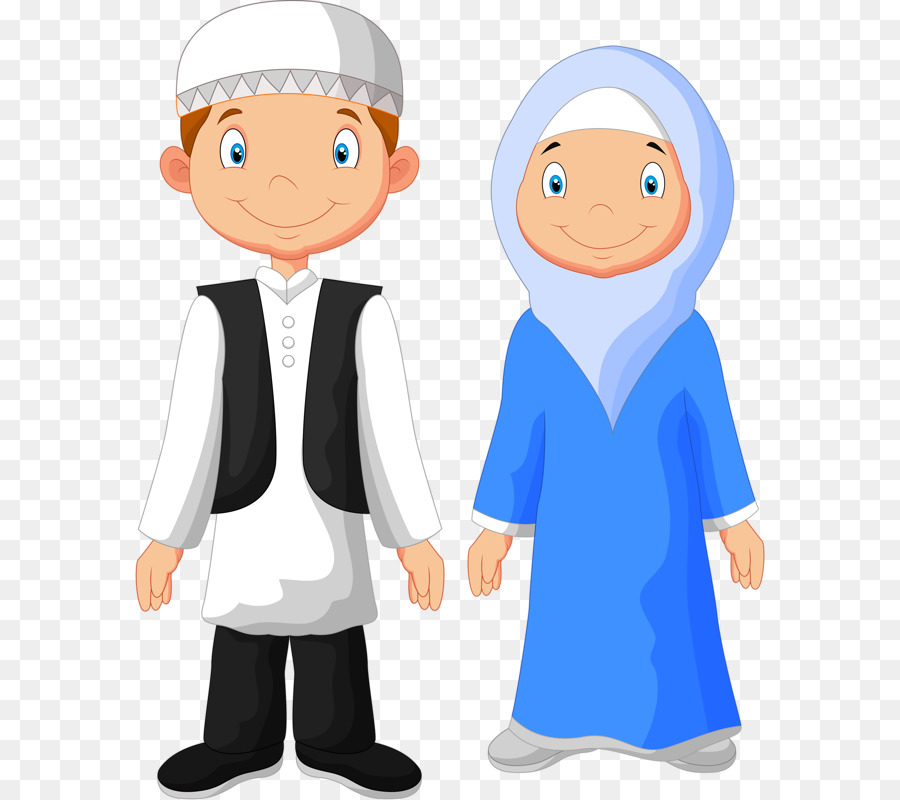 Muslim Keluarga Kartun gambar png