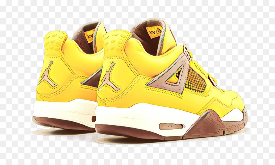 Sepatu Kets Kuning，Alas Kaki PNG