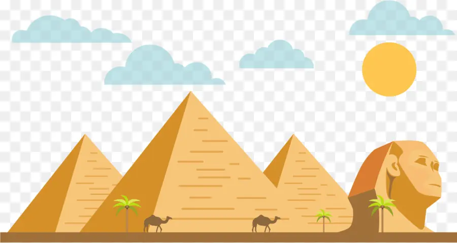 Piramida Mesir，Piramida Besar Giza PNG
