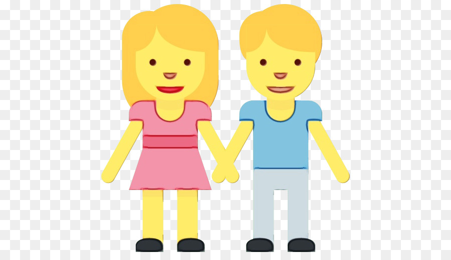 Emoji，Memegang Tangan PNG