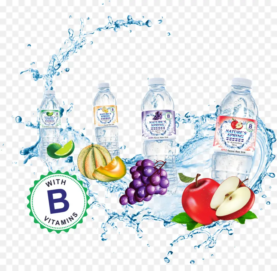 Botol Air Vitamin，Buah Buahan PNG