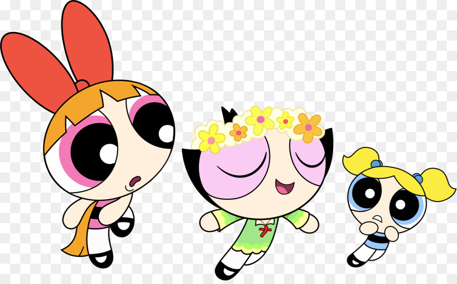 Gadis Powerpuff，Kartun PNG