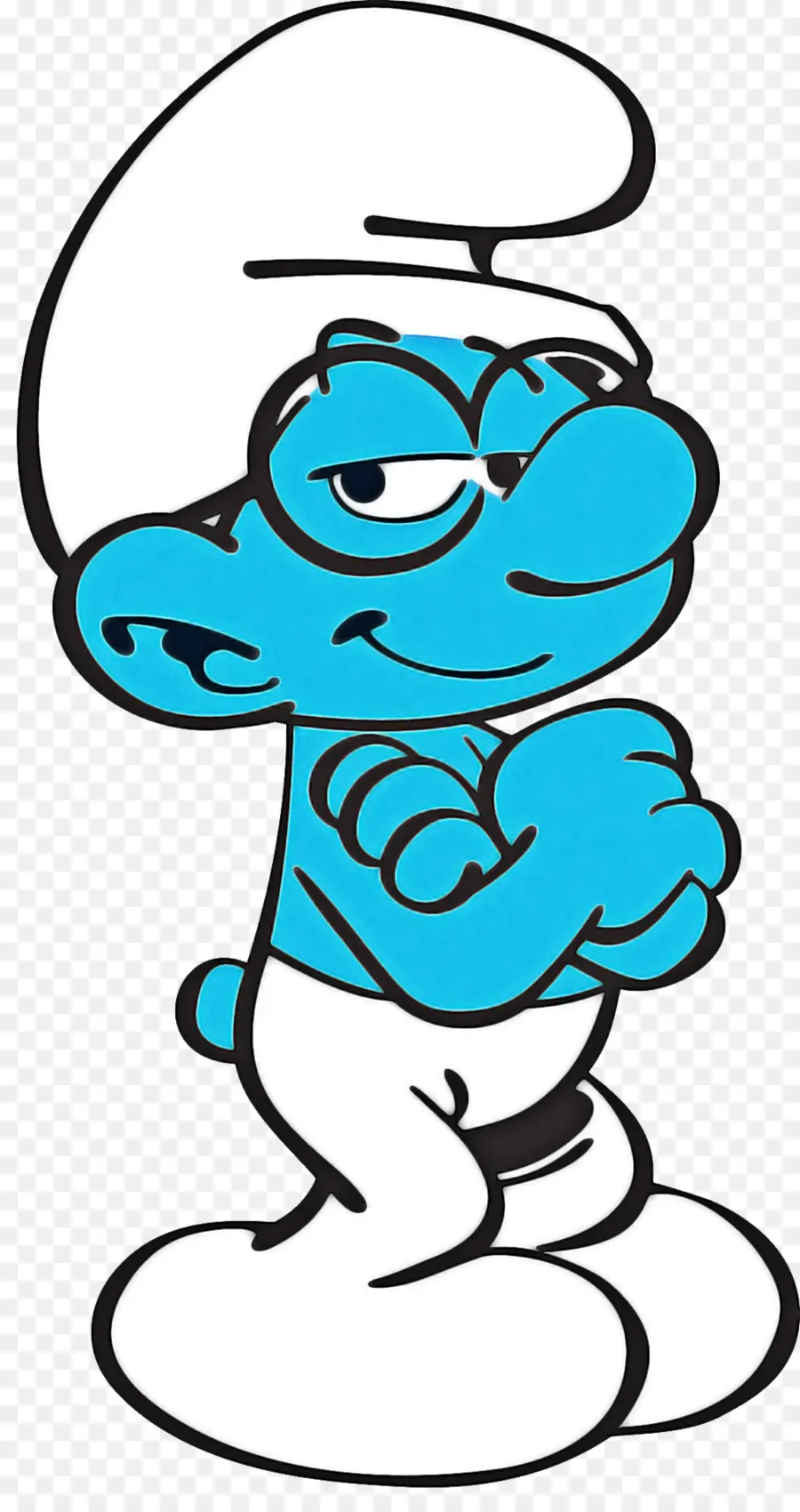 Karakter Kartun Biru，Smurf PNG