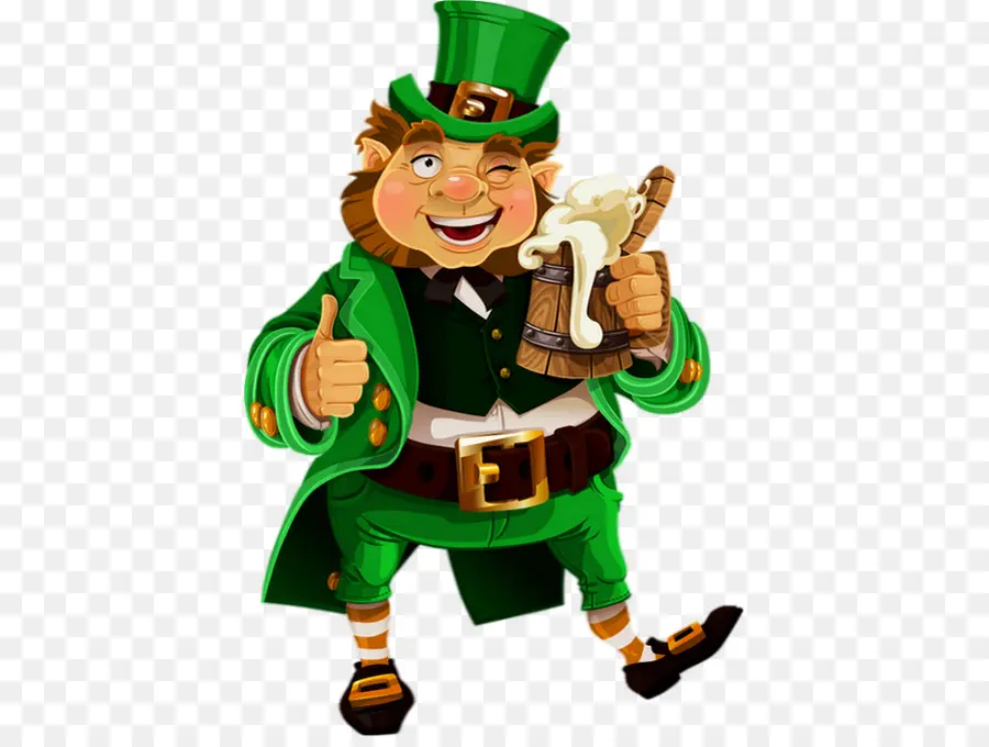 Leprechaun，Hijau PNG