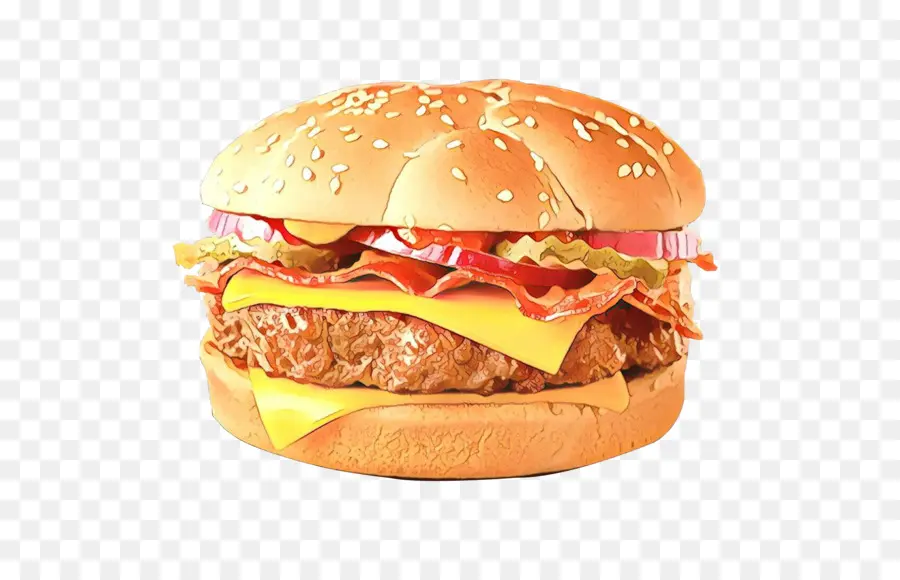 Hamburger，Desktop Wallpaper PNG