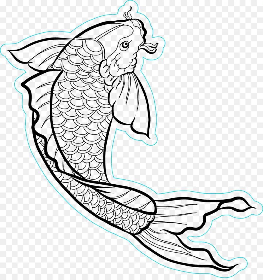 Ikan Koi，Air PNG