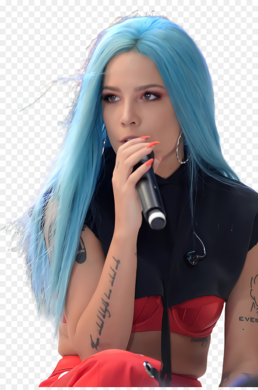 Halsey，Wig PNG