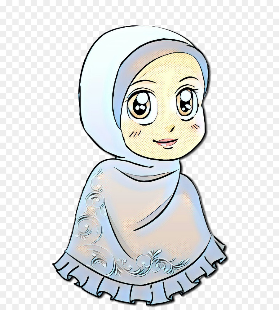 Gadis Berhijab，Kartun PNG