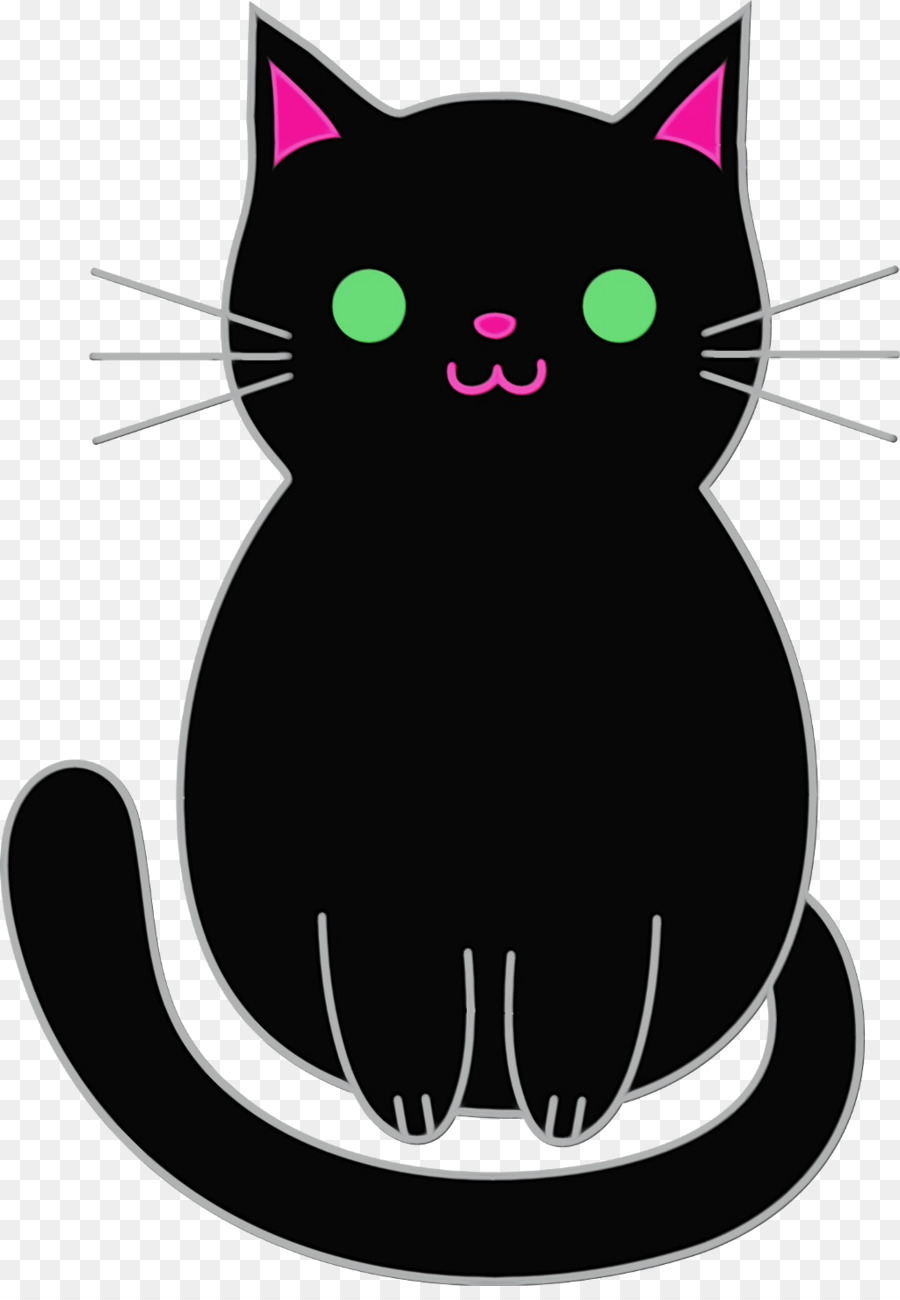 Kucing，Hitam PNG