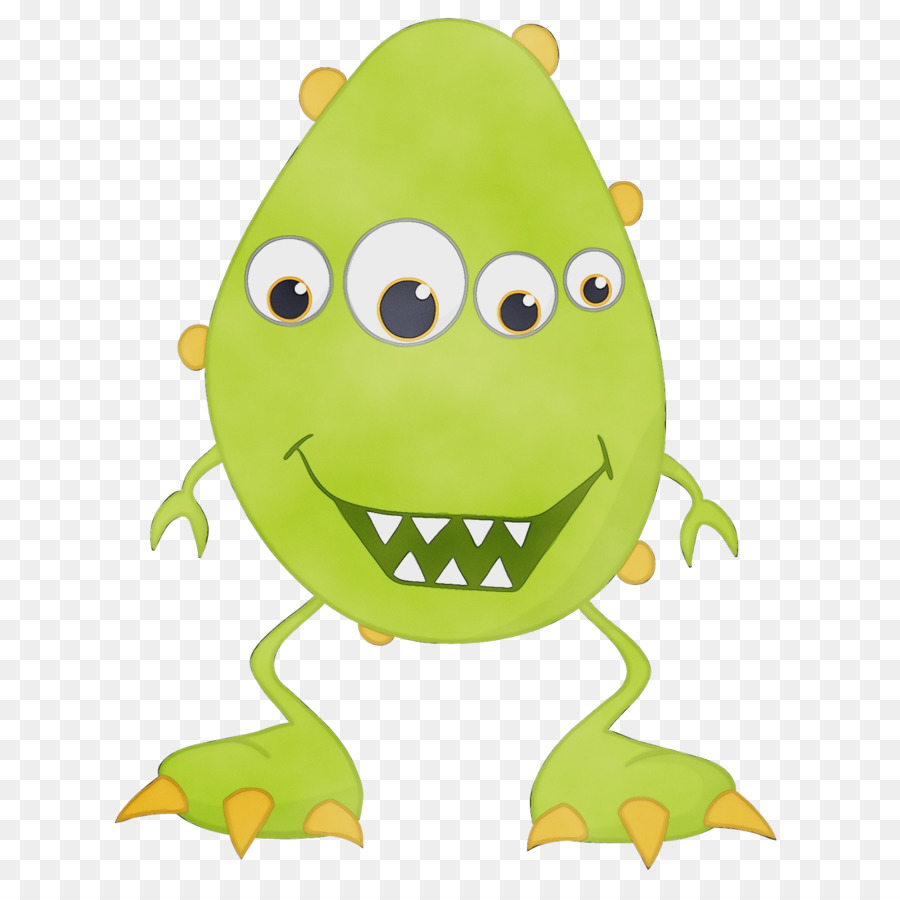 Monster Hijau，Kartun PNG