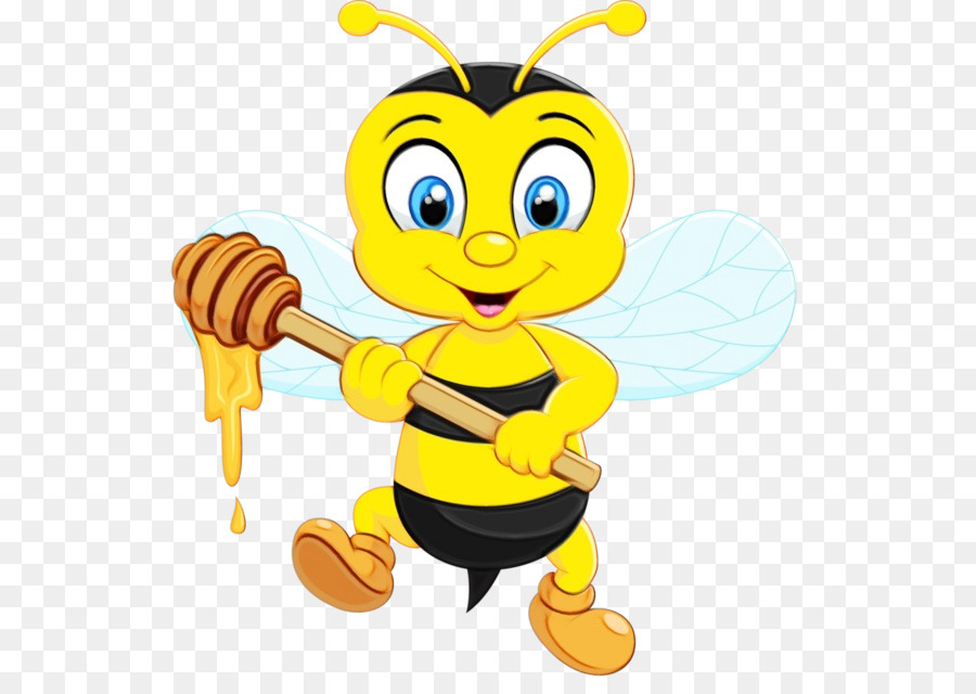 Lebah Madu, Lebah, Kartun gambar png