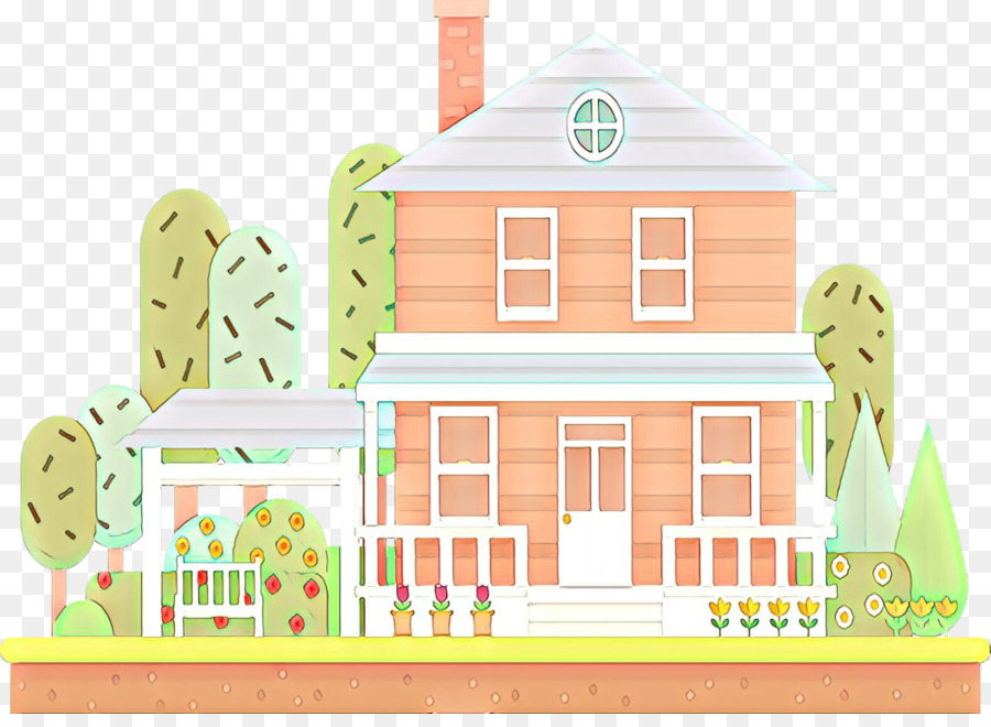 Rumah Doodle Kecil Yang Lucu，Rumah PNG