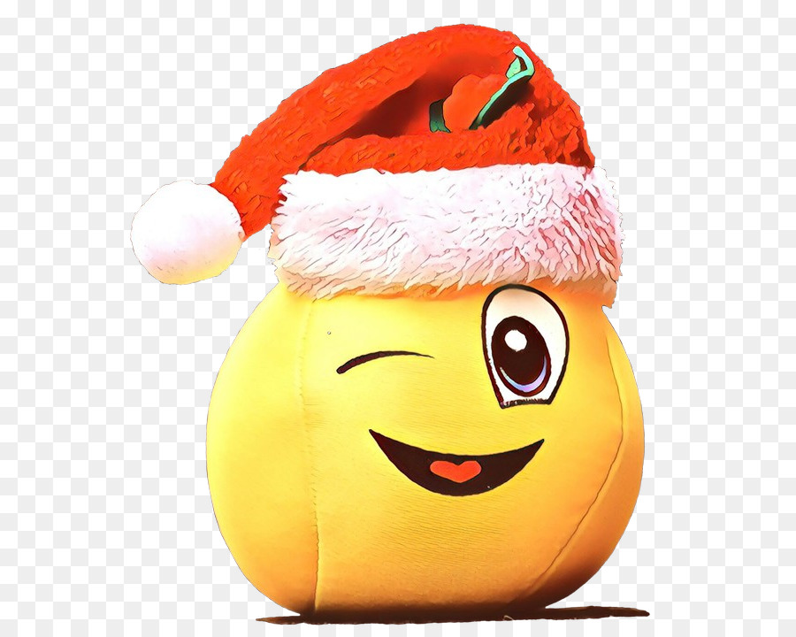 Emoji Mengedipkan Mata，Topi Santa PNG