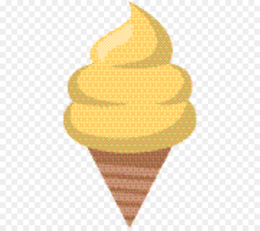 Kerucut Es Krim，Kuning PNG