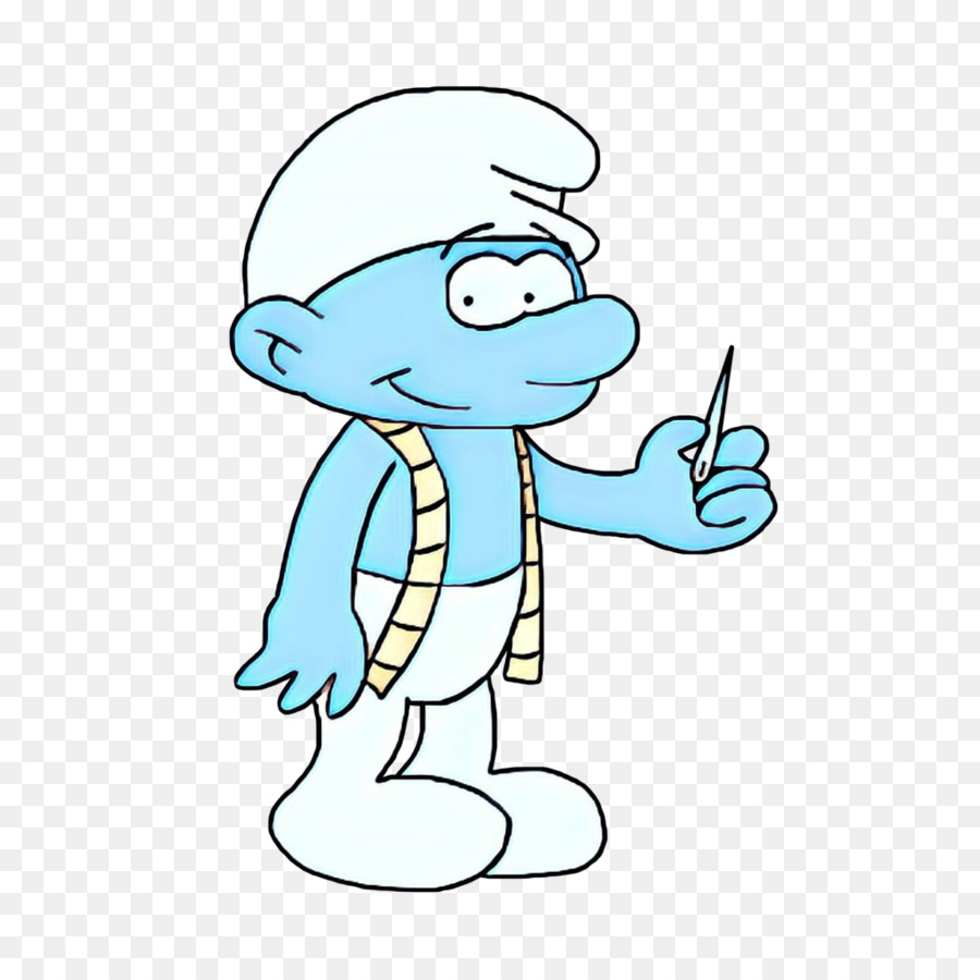 Karakter Kartun Biru，Smurf PNG