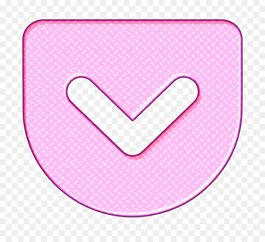 Pink M，Garis PNG