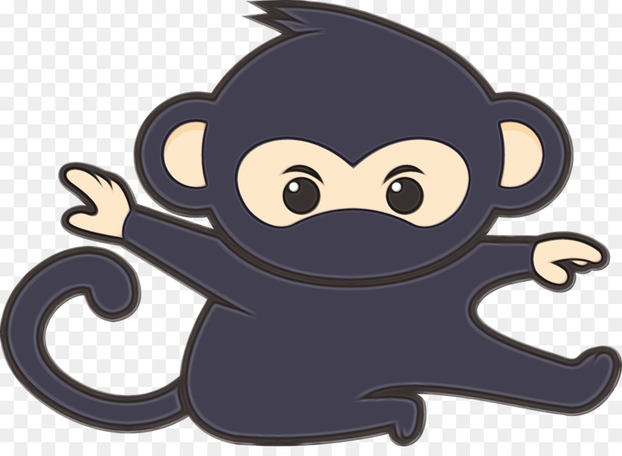 Kartun，Monyet PNG