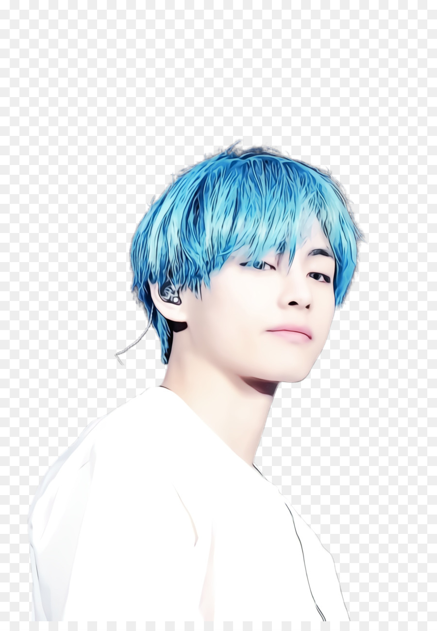 Orang，Rambut Biru PNG