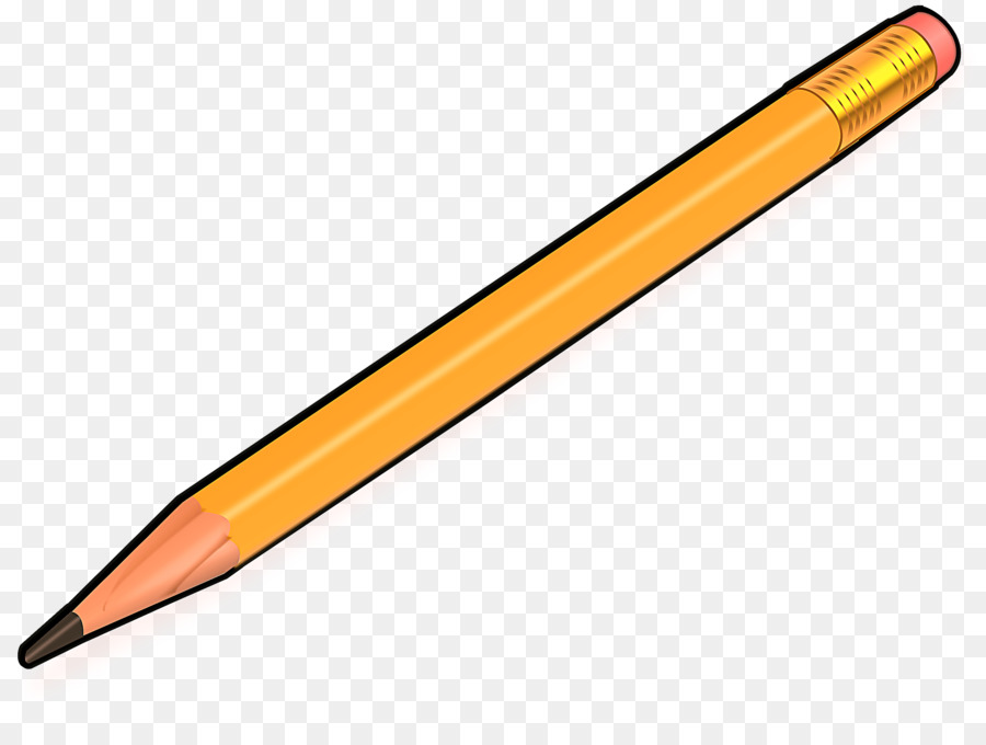 Pensil，Orange PNG