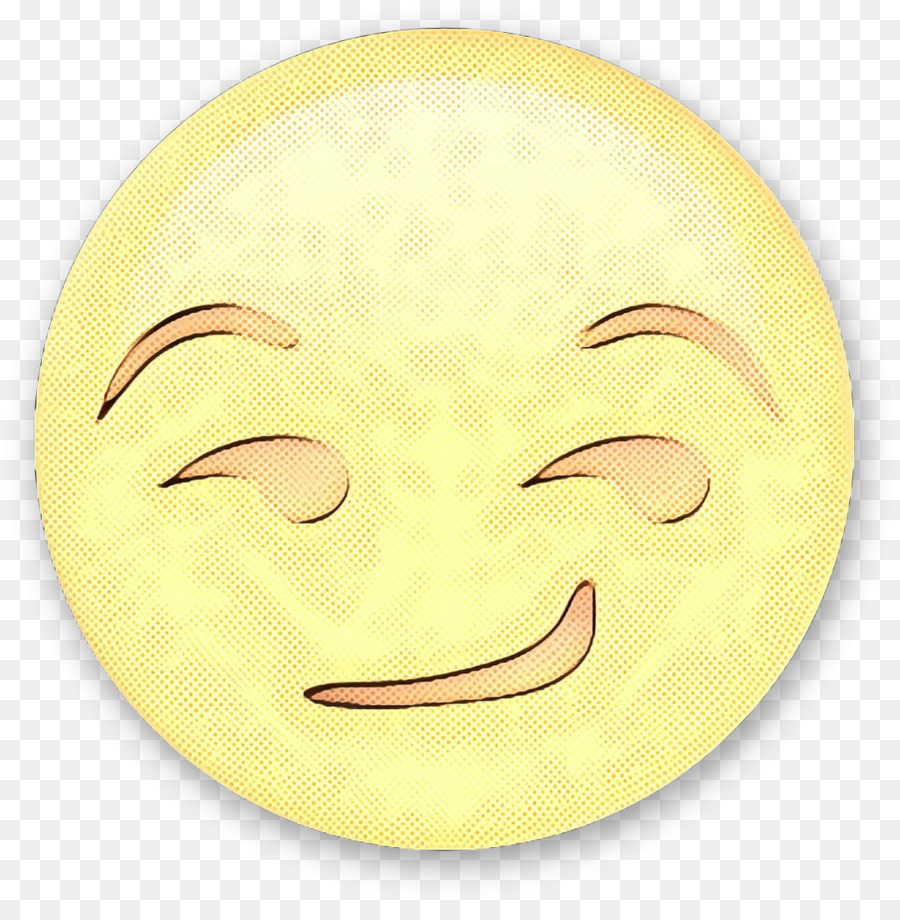 Wajah Tersenyum，Emoji PNG