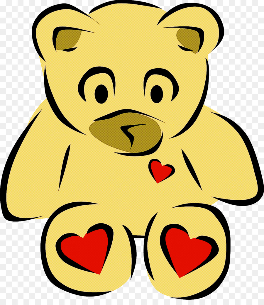 Kuning，Beruang Teddy PNG