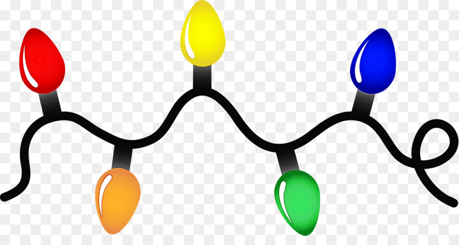 Lampu Natal，Berwarna Warni PNG