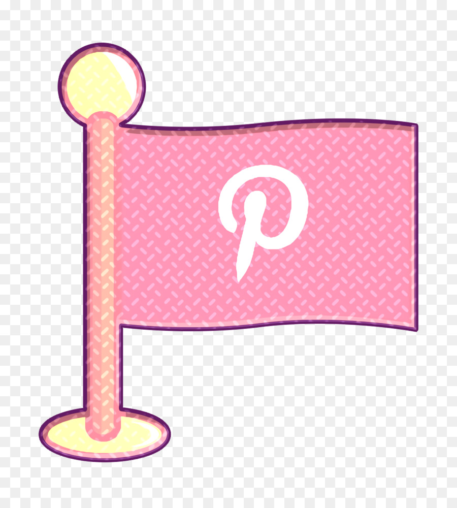 Bendera Pinterest，Media Sosial PNG