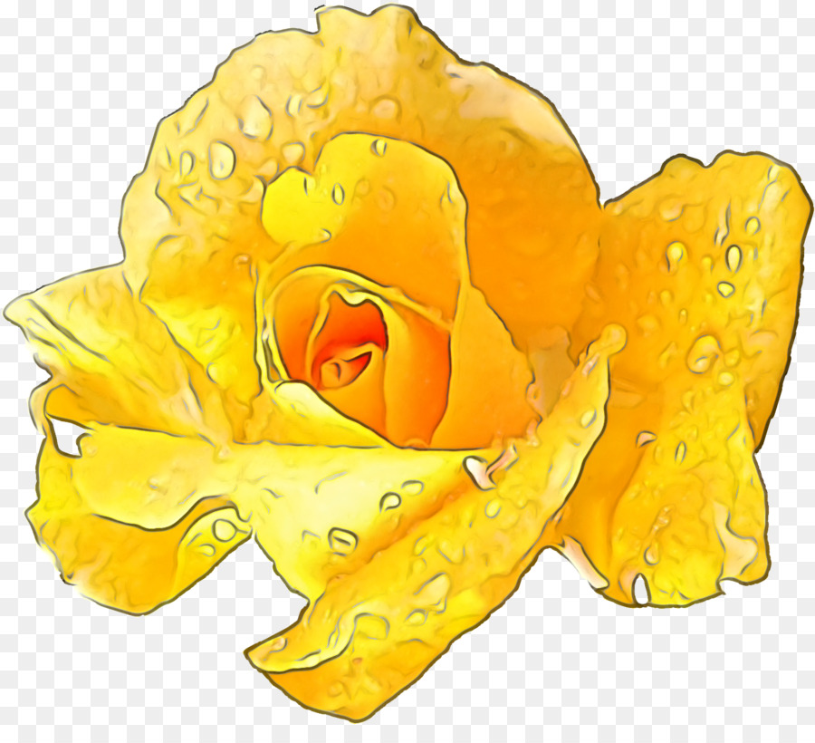 Kuning，Daun Bunga PNG