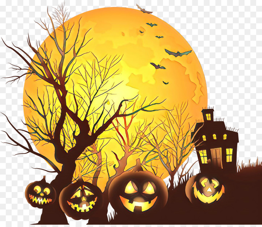 Adegan Halloween，Labu PNG