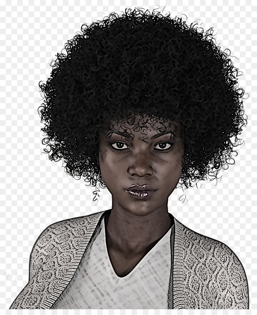 Rambut，Afro PNG