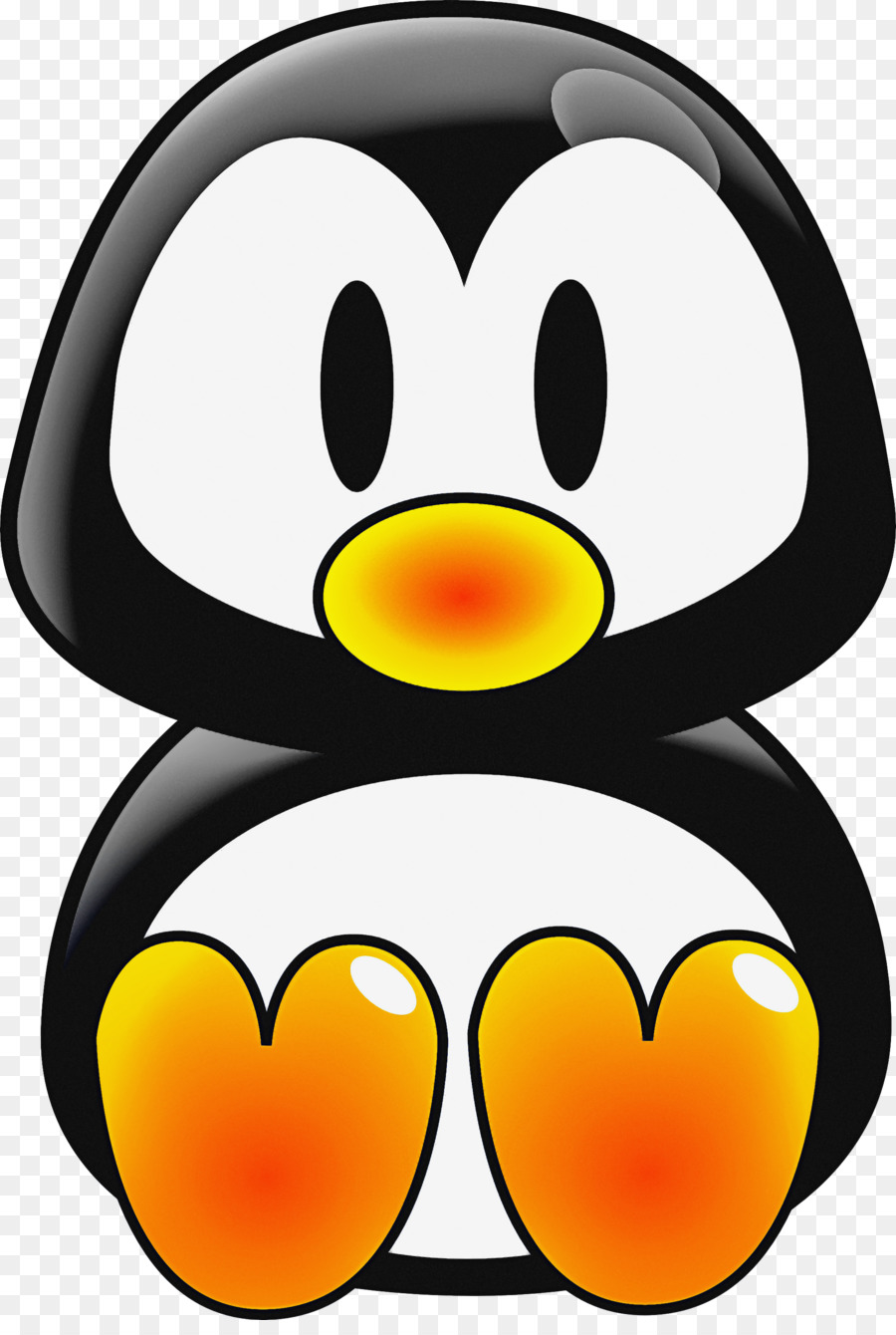 Wajah Pinguin，Kartun PNG