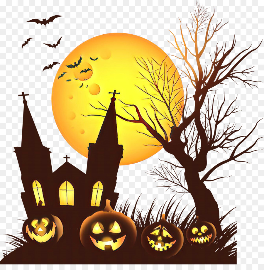 Adegan Halloween，Labu PNG