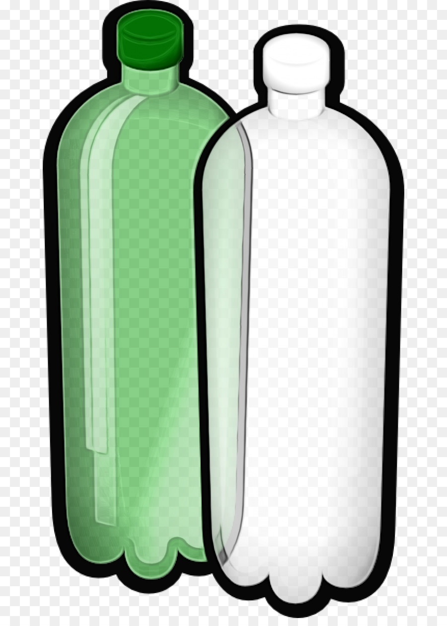 Hijau，Botol Air PNG