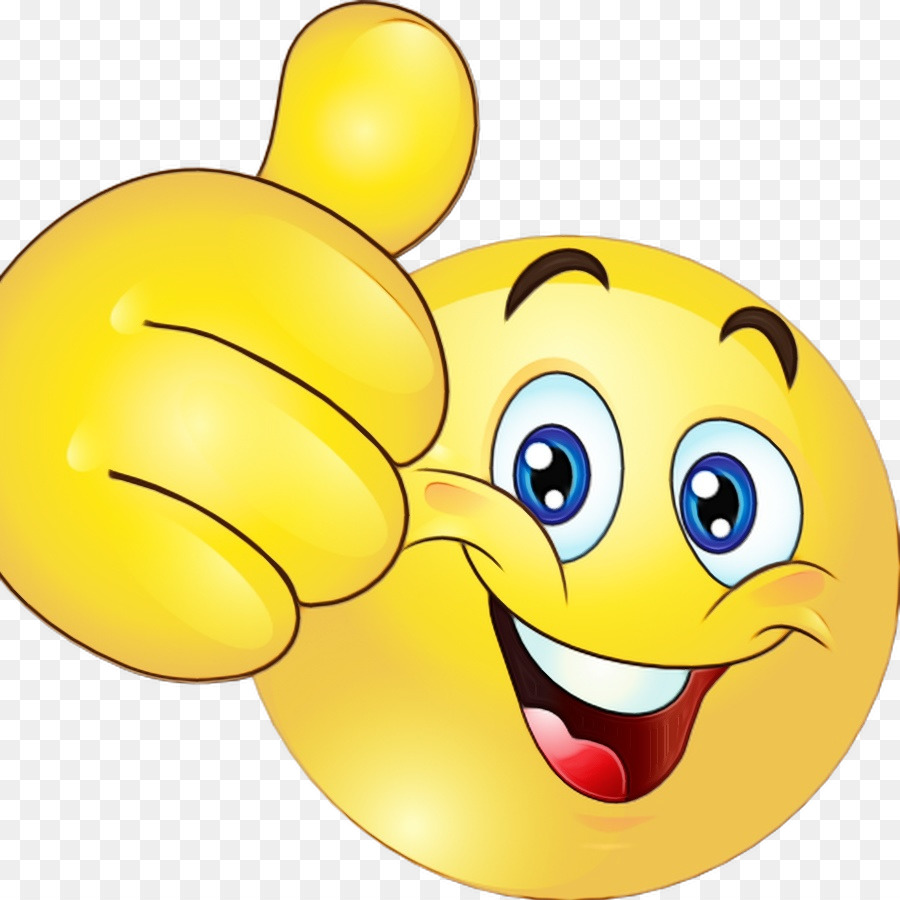 Smiley Kuning，Jempol PNG